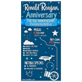 thumbnail image 2 of Ronald Reagan Anniversary The 100th Banner with Stars Clouds and Airplane Elements Party Decoration Backdrop Background for Events Celebrations Memorials Gatherings, 2 of 8