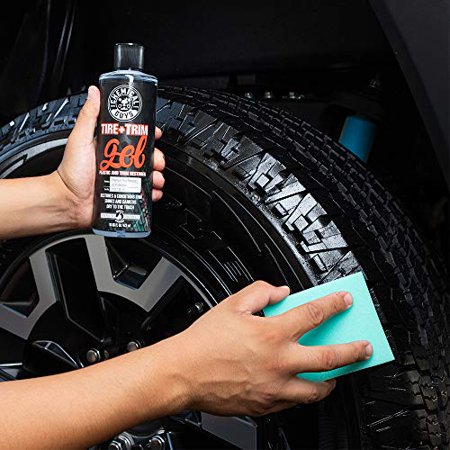 Chemical Guys Gel Black Forever Trim & Tire,Shine & Protect That Keeps Black Parts Black For Months (16oz)