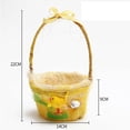thumbnail image 2 of Easter Plush Basket for Easter Eggs , Easter Gift Baskets Bags for Kids, Easter, 2 of 5