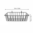 thumbnail image 3 of Durable Hay Feeder Rack, Sturdy Iron Art Bracket for Convenient Easy Fixation, Essential Rabbit Guinea Pig Feeding Accessory Black, 3 of 7