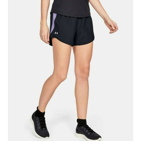 Under Armour Women's UA Speed Stride Shorts , Black / Purple , Size: Medium
