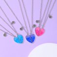 thumbnail image 3 of Collar Bff para 2 lindos colgantes de corazón dividido mejores amigos para siempre amistad mejores collares de amigos para niñas, hermanas, 3 of 3