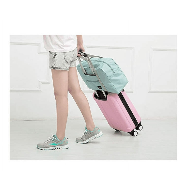 Amerteer Foldable Nylon Duffel Bag, Lightweight Waterproof Travel