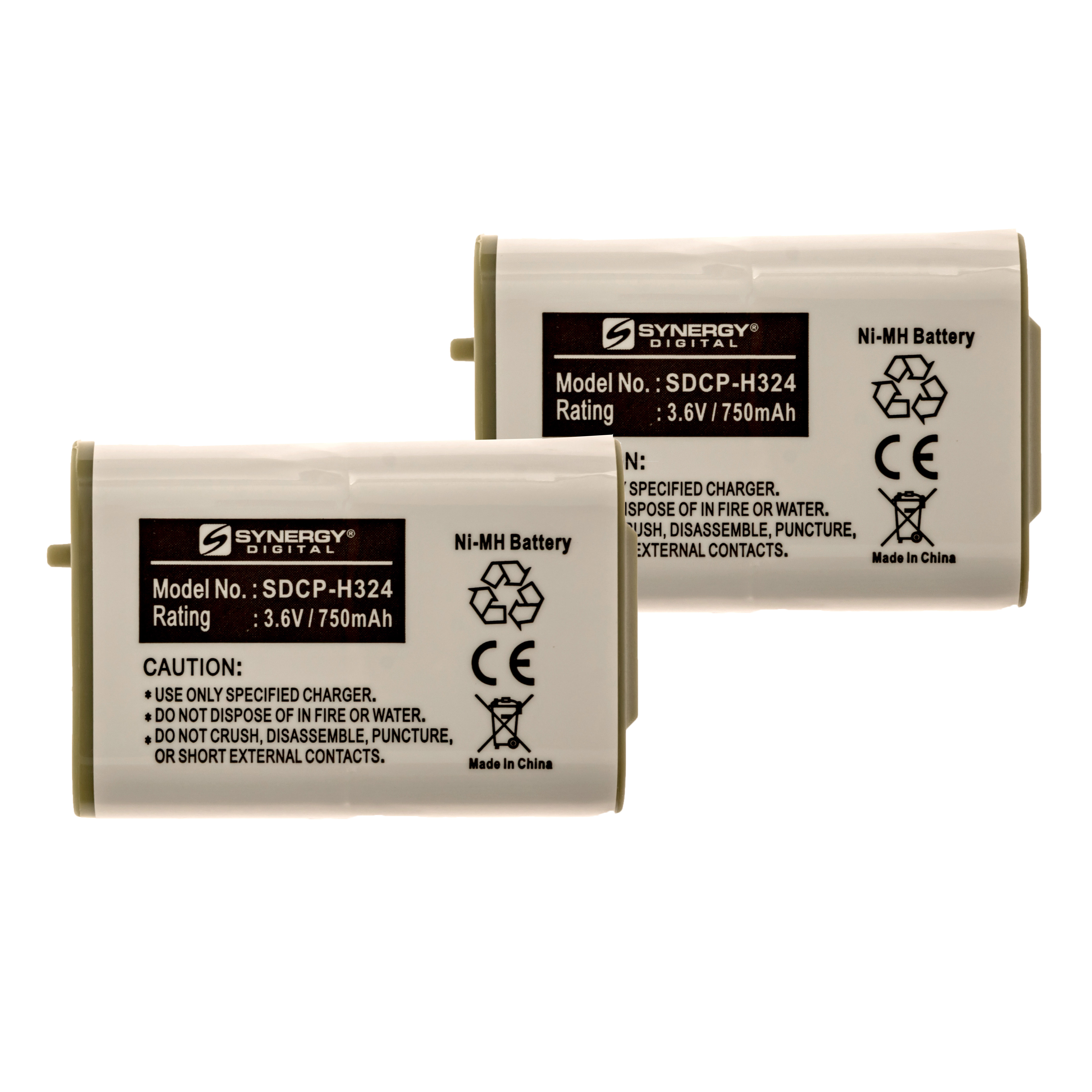 Synergy Digital Cordless Phone Batteries, Works with Panasonic KX