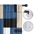 thumbnail image 4 of Blackout Kids Curtains,Blue and Grey Abstract Art Artwork Childrens Insulated Curtains Set Of 2,Bedroom Essentials,Toddler Room Decor 52x63in(132x160cm), 4 of 4
