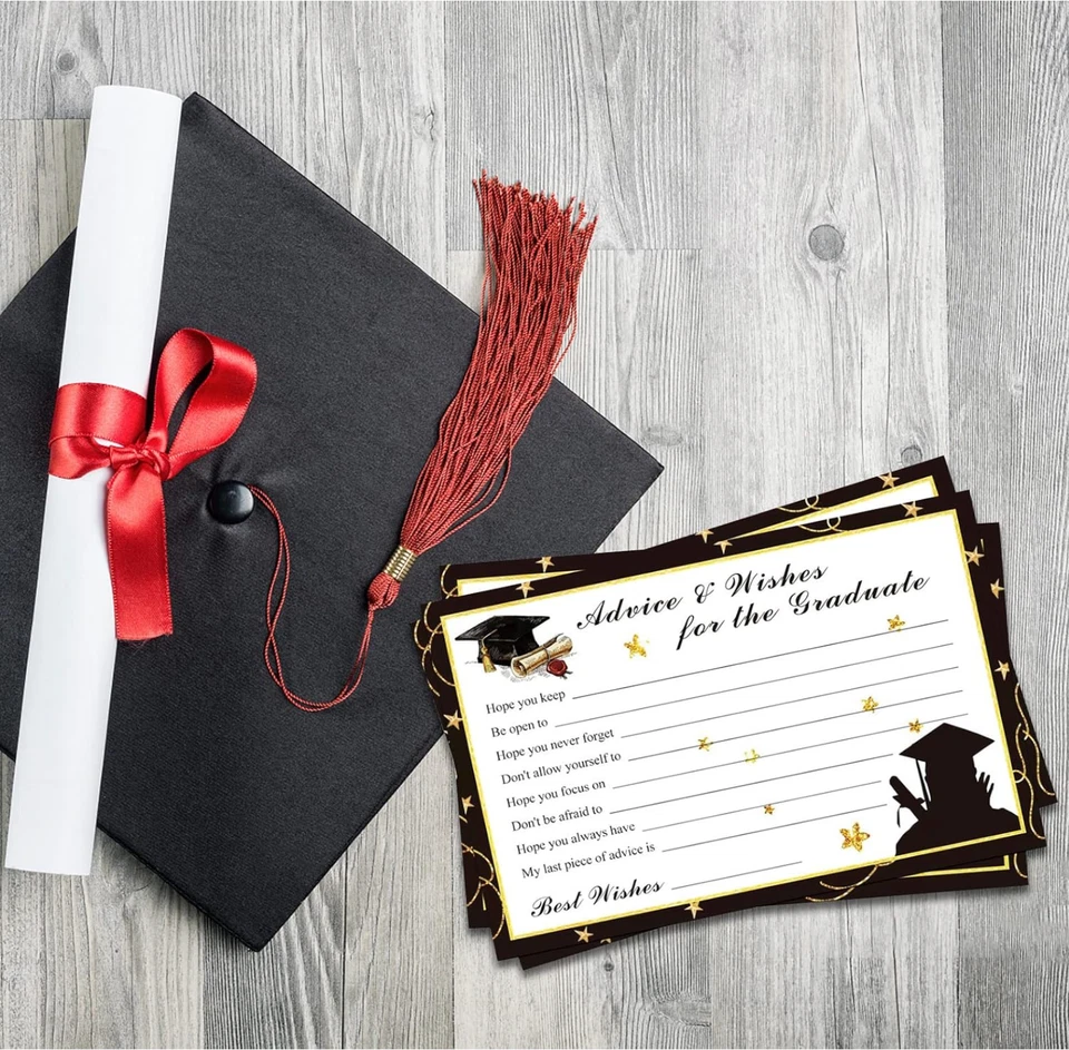 CRESTIN- Graduate Advice Cards - 50-Pack Graduation Table Game, Party Supplies 2026