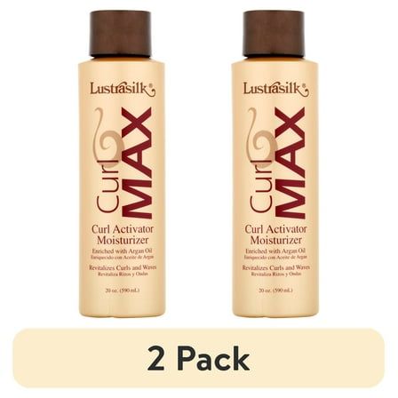 (2 pack) Lustrasilk Curl Max Curl Activator Moisturizer, 20 oz., Curly Hair Type, Adult