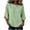 #04 Green, variant on Women's Striped Dolman Sleeve Blouse, Oversized Batwing Top, Relaxed Fit Casual Shirt for Vacation Work Leisure, Purple M