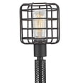 thumbnail image 3 of Benzara BM207454 Contemporary Style Caged Shade Table Lamp with Mesh Pattern, Black, 3 of 5