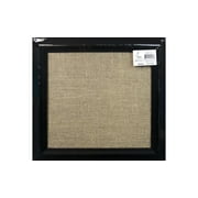 Frame 12x12 Cork Board with Burlap Black