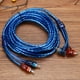 thumbnail image 2 of Cable Cobre Trenzado para Amplificador Audio Coche Conector 2 RCA A 5 Metros, 2 of 9