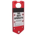 thumbnail image 2 of Lockout Tagout Hasp, 360 ° Rotation Low Density  Lockout Hasp Writable   For Workshop For Building Works For Industrial Equipment, 2 of 8