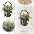 thumbnail image 1 of Binwennn Light up Outdoor Wreath Day Flower Door Large Flower Hanging Spring Decorations, 1 of 6