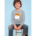 thumbnail image 2 of Boo. Cute Ghost In Costume Ii Long Sleeve Toddler -Image by Shutterstock,  3 Toddler, 2 of 4