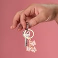 thumbnail image 5 of 2 Pcs Key Ring Backpack Keychain Key Chains for Kids Butterfly Keychain Backpack Unique Wallet Pink Aluminum Alloy, 5 of 6