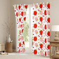 thumbnail image 3 of Manfei Cute Strawberry Blackout Curtains Set of 2 (38x54 Each),Pink Girly Bow Living Room Curtains, 3 of 6