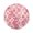 Pink and White Christmas Motifs, variant on 15.4" Round Placemat Set of 1 Polyester Fabric Place Mats Non-Slip Dining Kitchen Table Mats for Kitchen Party Decor Pastel Christmas-themed