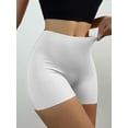 thumbnail image 5 of Women's Ice Silk Safety Pants, Mid-waist Seamless Elastic Shorts, Anti-lighting, Anti-roll Edge, 5 of 7