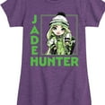 thumbnail image 3 of Rainbow High - Holiday Jade Hunter - Toddler And Youth Girls Fitted Short Sleeve Graphic T-Shirt, 3 of 5