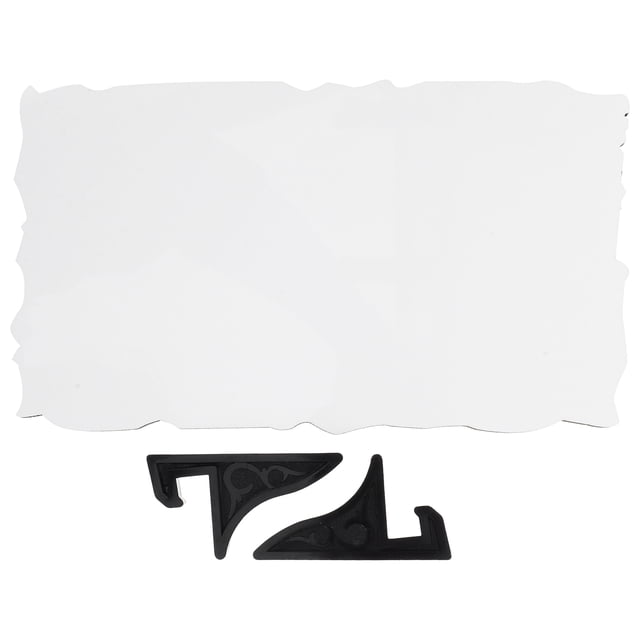 PAMINGONO Sublimation Coating Sublimation Photo Board Density Board Irregular Edge for Office Desk 1Pack