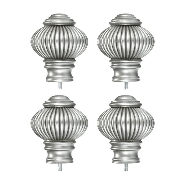 Curtain Rod Finials,Plastic End for 19mm Dia(Max.) Rod,Small Type