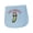 AE-Light Blue, variant on Inktastic Dill-lightful Pickle Baby Burp Cloth