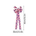 thumbnail image 6 of 4th of July Flag Bow, Red White Blue Star Print Ribbon Knot Hanging Decor for Independence Day Party and 4th of July Celebration,July 4th Decorations, 6 of 6