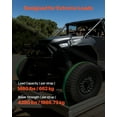 thumbnail image 3 of Wheel Chock Tie Down Kit with Buckle 4380 lbs Break Strength 1460 lbs Working Load for Motorcycle ATV UTV Trailer Car E Hooks, 3 of 6