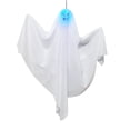 thumbnail image 1 of Halloween Decor Halloween Decorations 1 Pack Light-up Halloween White Hanging Ghost Decorations 27.5in Hanging Ghosts For Trees Outdoor Ghost Halloween Décor, 1 of 7