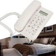 thumbnail image 3 of KX-T076 Wired Telephone,Office Landline Telephone,Home Hotel Corded Desktop Telephone,Support Call Number Digital/Time Check,Fast Up/Down Check,,DTMF/FSK Dual System, 3 of 8