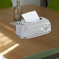 thumbnail image 4 of 2Pcs Modern European Ornate Tissue Box Holder for Bathroom Hotel Car Acrylic Sunnimix none, 4 of 8