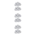 thumbnail image 2 of Guardoinrt 2pcs Cute Smiling Clouds For Decorative Wall Stickers Cloud Wall Boards ABS 3d Wall Board Easy To Install type 1 3Set, 2 of 6