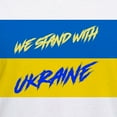 thumbnail image 3 of CafePress - We Stand With Ukraine T Shirt - Womens Cotton V-Neck T-shirt, 3 of 4