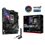 ASUS ROG Strix Z690-E Gaming WiFi 6E LGA 1700(Intel® 12th&13th Gen)ATX gaming motherboard(PCIe 5.0, DDR5,18+1 ower stages,2.5 Gb LAN,Bluetooth v5.2,Thunderbolt 4,support up to 5xM.2,1xPCIe 5.0 M.2)