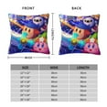 thumbnail image 4 of Throw Pillow Covers 18"x18" Inch, Kirby Decorative Pillow Case for Sofa Couch Chair Bedroom Modern Decor, 4 of 7