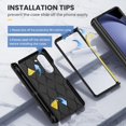 thumbnail image 2 of Funda Ruky para Samsung Galaxy Z Fold 5 con soporte de fibra de carbono, 2 of 8
