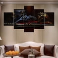 thumbnail image 2 of TISHIRON 5PCS Framed Canvas Wall Art Set,60"x32" Military Handgun Canvas Art Decor, 2 of 7