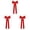 Red, variant on Velvet Christmas Tree Bows, 8.66-Inch Large Ribbon Bow Ornaments for Christmas Tree, Wreath, Garland, Gift Wrapping, Mantel and Holiday Home Decor
