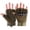 Army Green, variant on PBFRDSJ Mens Half Finger Hard Knuckle Gloves Fingerless Training Touchscreen Work Gloves for Cycling,Hiking,Motorcycle Riding