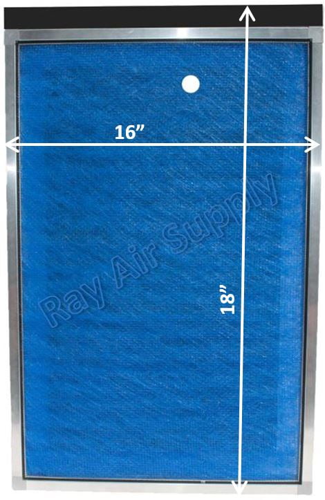 RAYAIR SUPPLY 16x18 Replacement Filter Pads Compatible with Dynamic Air Cleaner 16x18 Refills (3 Pack)