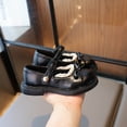 thumbnail image 6 of Boys Girls Lace Up Shoes Toddler Little Kids School Dress Shoes (Toddler/Little Kid) Black 1, 6 of 7
