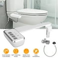 TeqHome NonElectric Bidet Toilet Seat Attachment, Bidet Attachment for