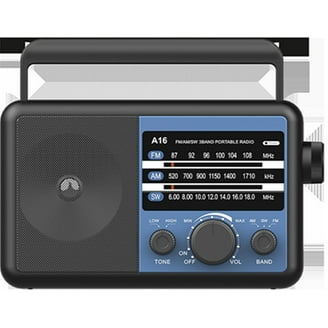 QFX J-114U AM/FM Shortwave Radio with USB and SD Card Slot
