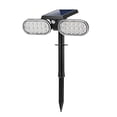 thumbnail image 1 of Luz De Suelo De Paisaje, Doble Cabezal, Iluminación De 270 Grados, 2200Mah, Energía Solar, Ip65, Lámpara De Césped Impermeable Para Pasarela De Jardín Methold HA013213-00, 1 of 7