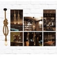 thumbnail image 2 of Lámpara de araña de cuerda de cáñamo, estilo industrial retro, para bar, cafetería, restaurante, tienda de ropa, personalidad nostálgica creativa, lámparas decorativas, 2 of 5