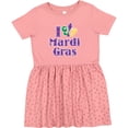 thumbnail image 3 of Inktastic I Love Mardi Gras Girls Toddler Dress, 3 of 5