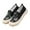 Black, variant on YYUIJK Women's Flats Shoes,Breathable Black Espadrilles Flats,Black and White Slip on Shoes(Lightweight and Soft) Black 6