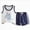 E102-Sky Blue, variant on 6months-6years Summer Children'S Clothes Baby Boy T-Shirt Pant 2pcs/Set Kids Cartoon Short Sleeve Suit Toddle Girl Clothes Suit Baby Outfit Set 7t Children,Lightweight(Sky Blue,6-12 Months)
