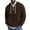 Army Green, variant on SYwaren Men's Quarter Zip Corduroy Hoodie Pullover Sweatshirt Solid Color Kangaroo Pocket Casual Outdoor