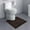 Coffee, variant on Dongrere U-Shaped Toilet Mat Non-Slip Bathroom Floor Mat bsorbent Microfiber, 20"x16"